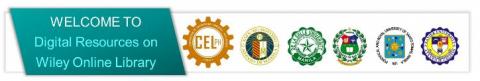  Wiley Online Library through the Consortium of Engineering Libraries in the Philippines (CELPH)