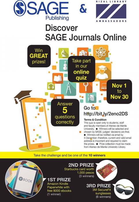 Discover SAGE Journals Online Quiz