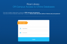 Rizal Library Off-Campus Access