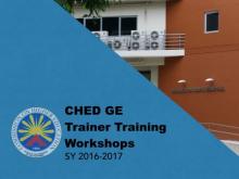 CHED GE Trainer Training Workshops Participants